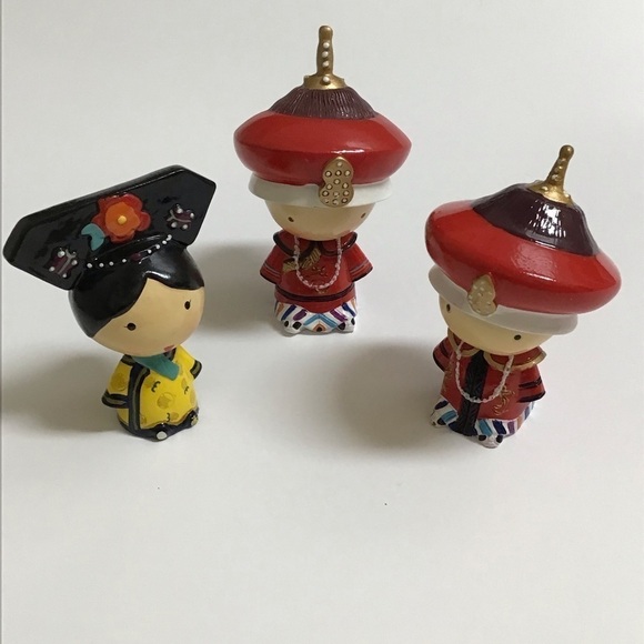 Beijing Palace Museum Other - Bobble Head Dolls SET OF 3 Beijing China Palace Museum Gifts Souvenir Resin